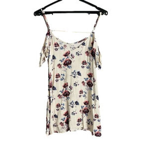 Off the Shoulder White Floral Top